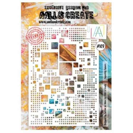 AALL & CREATE - Stencil «Superbly Square» #109
